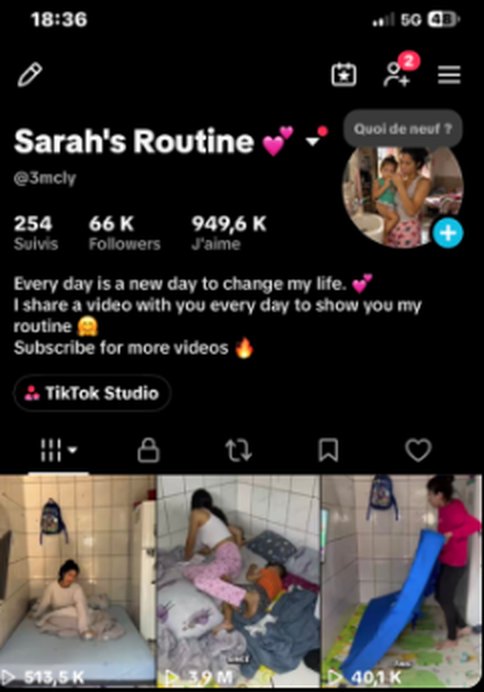 Profil TikTok de lorys